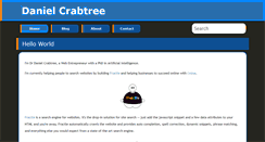 Desktop Screenshot of danielcrabtree.com